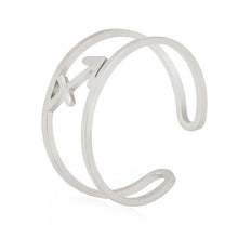 Load image into Gallery viewer, Special-interest Design Girls Twelve Constellation Stainless Steel Ring