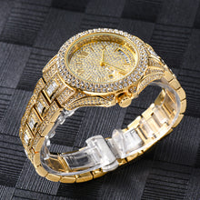 Load image into Gallery viewer, Outside The Watch Fashionable High-end Double Calendar Business Full Diamond Quartz