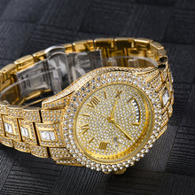 Load image into Gallery viewer, Outside The Watch Fashionable High-end Double Calendar Business Full Diamond Quartz