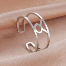Load image into Gallery viewer, Special-interest Design Girls Twelve Constellation Stainless Steel Ring