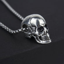 Load image into Gallery viewer, Titanium Steel Skull Men's Necklace Halloween Men's Pendant