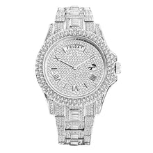 Load image into Gallery viewer, Outside The Watch Fashionable High-end Double Calendar Business Full Diamond Quartz