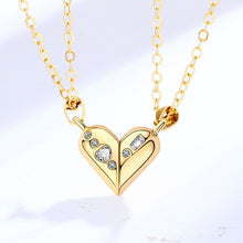 Load image into Gallery viewer, Love Couple Necklace Pair Of Magnet Stone Rotating Necklaces