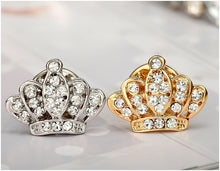 Load image into Gallery viewer, Trendy Jewelry GoldSilver Color Crown Shape Unisex's Pin Brooch For Gift Christmas
