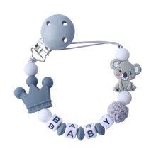 Load image into Gallery viewer, Baby silicone pacifier chain