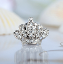 Load image into Gallery viewer, Trendy Jewelry GoldSilver Color Crown Shape Unisex's Pin Brooch For Gift Christmas