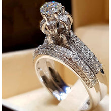 Load image into Gallery viewer, Couple Creative Engagement Ring