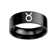 Load image into Gallery viewer, Twelve Constellation Rings Stainless Steel Male And Female Ring Rings