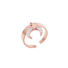 Load image into Gallery viewer, Adjustable Moon And Stars Shaped Pendant Rings For Women