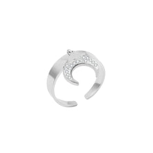 Load image into Gallery viewer, Adjustable Moon And Stars Shaped Pendant Rings For Women