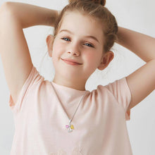 Load image into Gallery viewer, Sterling Silver Guardian Angel Necklace Birthday Communion Christening Jewelry Gifts for Girls Daughter