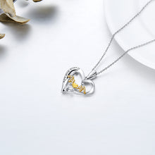 Load image into Gallery viewer, I Love You Mom Necklace Heart Jewelry Birthday Gift for Women Mom