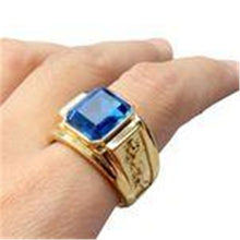 Load image into Gallery viewer, Trendy Fashion Rings Vintage Men's Gold Diamond Rings