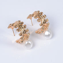 Load image into Gallery viewer, Big Pearl Pendants Earring For Women