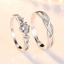 Load image into Gallery viewer, Simple Diamond-studded Couple Rings For Men And Women