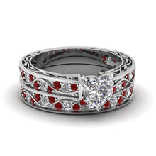 Load image into Gallery viewer, Zircon Women's Rings European And American Fashion Men's And Women's Combination Couple Rings