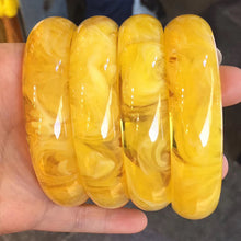 Load image into Gallery viewer, Bracelet Chaise Bracelet Children Old Amber Raw Ore Chicken Butter Yellow Non-optimized Net Beauty Bracelet