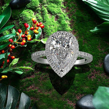 Load image into Gallery viewer, Women's Fashion Drop Shaped Zircon Wedding Rings