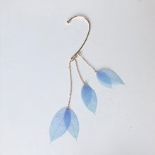 Load image into Gallery viewer, Yellow leaf leaf tassel earring earrings without pierced ears