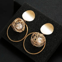 Load image into Gallery viewer, Fashion Statement Earring Geometric Large Earrings For Women Hanging Dangle Earrings Drop Earrings New Trend Female Jewelry