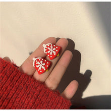 Load image into Gallery viewer, Christmas Earrings Holiday Gift Jewelry Girl