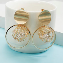 Load image into Gallery viewer, Fashion Statement Earring Geometric Large Earrings For Women Hanging Dangle Earrings Drop Earrings New Trend Female Jewelry