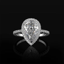 Load image into Gallery viewer, Women's Fashion Drop Shaped Zircon Wedding Rings