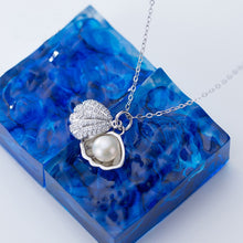 Load image into Gallery viewer, Cute Zircon Shell Pendant Chain Pearl Jewelry for Women