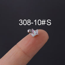 Load image into Gallery viewer, Bone Nail Screw Ball Screw Ear Nail Piercing Jewelry