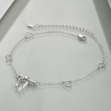 Load image into Gallery viewer, Bow Anklet Sterling Silver Anklet for Women Gifts for Women Girls
