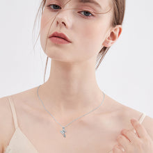 Load image into Gallery viewer, Mermaid Necklace Dolphin Gifts Sterling Silver Dolphin Necklace Sea Mermaid Jewelry Gifts for Girls Women