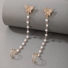 Load image into Gallery viewer, Pearl Jewelry Alloy Earrings
