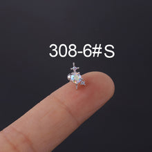 Load image into Gallery viewer, Bone Nail Screw Ball Screw Ear Nail Piercing Jewelry