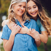 Load image into Gallery viewer, Infinity Bracelet for Women 925 Sterling Silver Birthstone Bracelet Valentine's Day Birthday Christmas Gifts for Mom Wife Girls Her