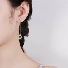 Load image into Gallery viewer, Fringe Earrings Emerald Diamond Earring Earrings