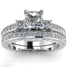 Load image into Gallery viewer, Crystal Diamond Ring European And American Popular Ladies Couple Rings Couples Bracelet