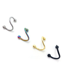 Load image into Gallery viewer, Shaped Long Ear Bone Nail Human Body Piercing Jewelry