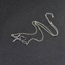 Load image into Gallery viewer, Heartbeat Necklace Women Love Heart Necklaces