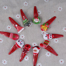 Load image into Gallery viewer, New Christmas Cartoon Children's Hairpin Hair Accessories Small Jewelry