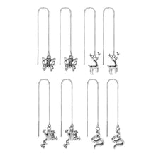 Load image into Gallery viewer, Long Crystal Set Earring Earrings