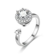 Load image into Gallery viewer, Turnable Rings Eyes Flowers Anxiety Rings For Women Fidget Spinner Ring Jewelry