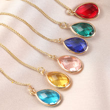 Load image into Gallery viewer, Long Crystal Set Earring Earrings