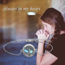 Load image into Gallery viewer, Sterling Silver Life Tree Urn Abalone Shell Bracelet For Woman
