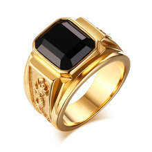 Load image into Gallery viewer, Trendy Fashion Rings Vintage Men's Gold Diamond Rings