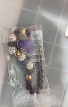 Load image into Gallery viewer, Elastic Crystal  Bracelet & Bangle Heart Bracelets