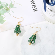 Load image into Gallery viewer, Christmas Earrings Tree Star DIY Earrings