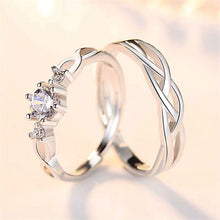 Load image into Gallery viewer, Simple Diamond-studded Couple Rings For Men And Women