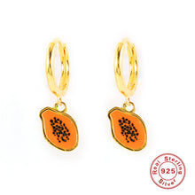 Load image into Gallery viewer, Fruit Pendant Drop Oil Earring Earrings Fashion Simple Creative Earring Earrings