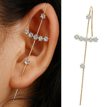 Load image into Gallery viewer, Rhinestone Piercing Ear Hanging Single