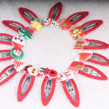 Load image into Gallery viewer, New Christmas Cartoon Children's Hairpin Hair Accessories Small Jewelry